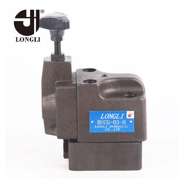BUCG-03 Hydraulic Yuken type spring pressure relief control unloader valve 