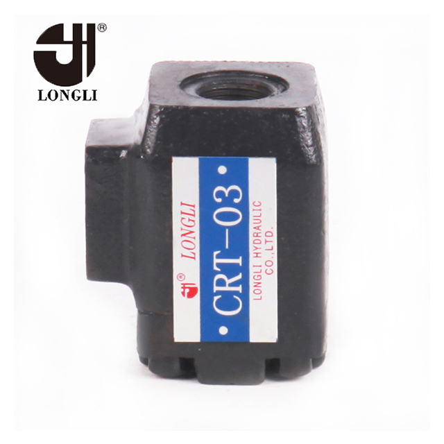 CRT03 hydraulic Yuken type pressure switch pilot operated plate angle check valve Buy check